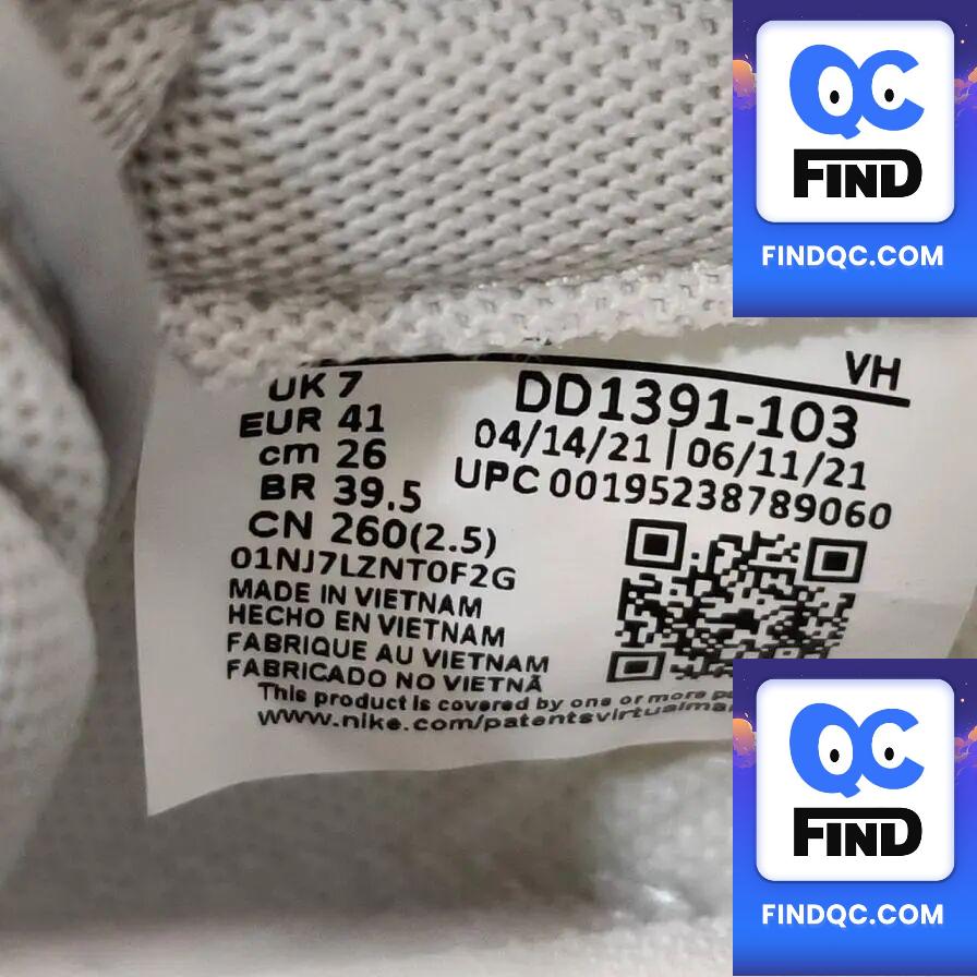 Nike Dunk Low Grey White — QC-foto 3