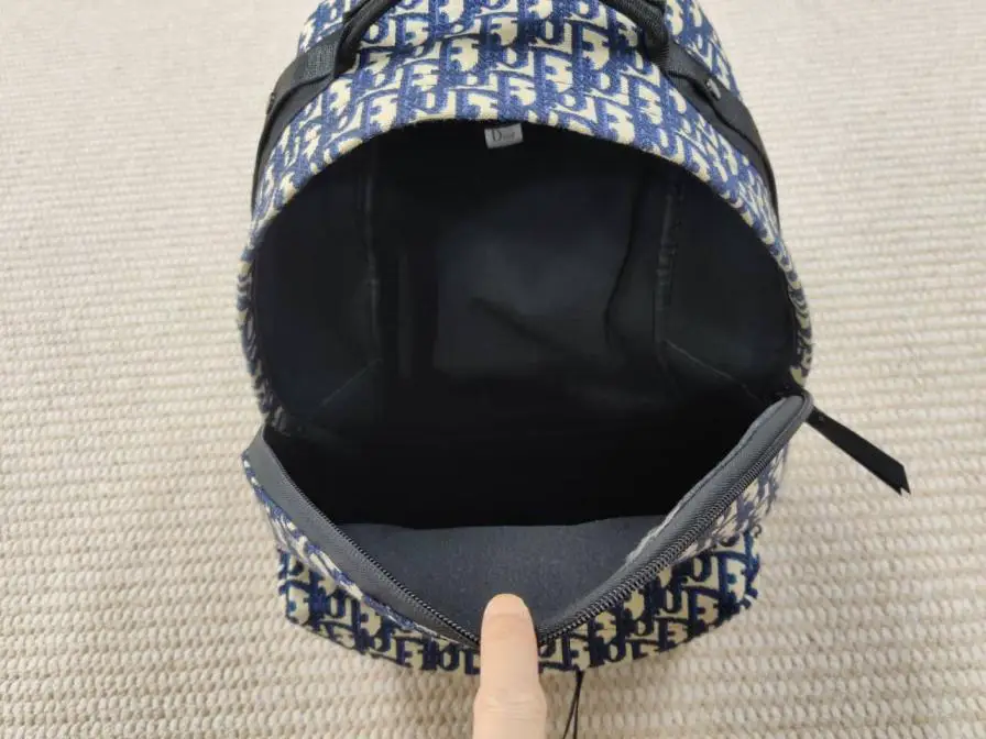 Dior Jacquard Canvas Backpack