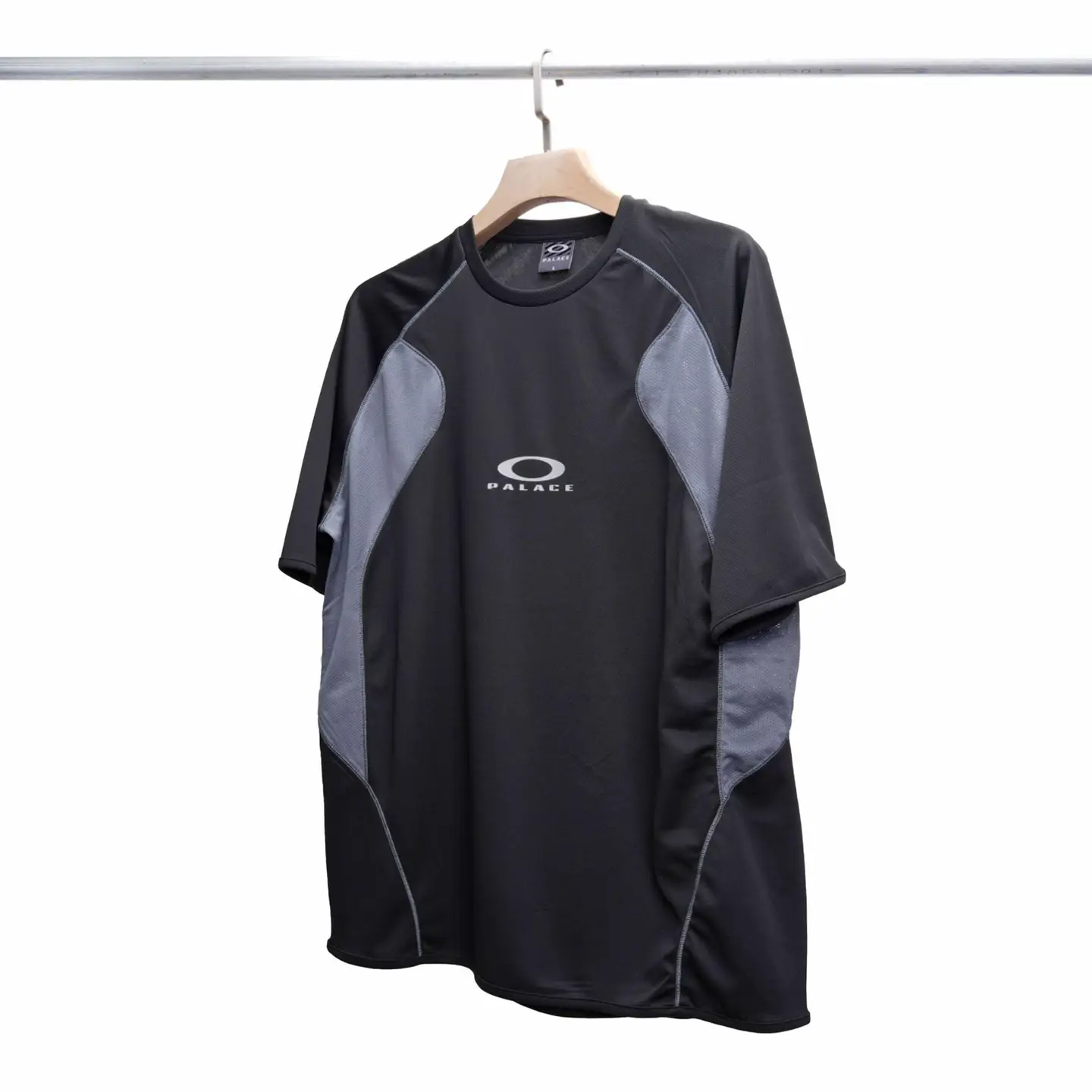 Retro Jersey Pa X O@Kley Joint Model Outdoor Sports Spliced Quick-Drying Mesh Eye Suit Short-Sleeved T-Shirt