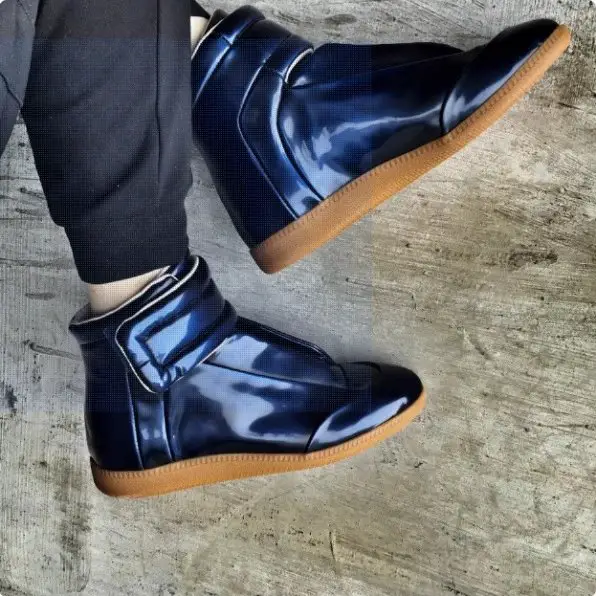 High-top sneakers Navy