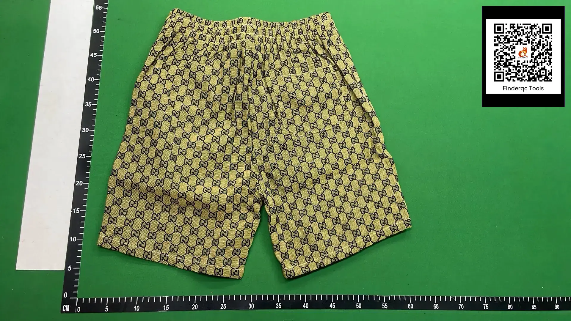 Gucci GG Jacquard Shorts Yellow