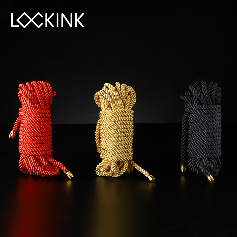 lockink cable trace binding rope whole body binding punishment rope sm husband and wife bed leg with torture equipment