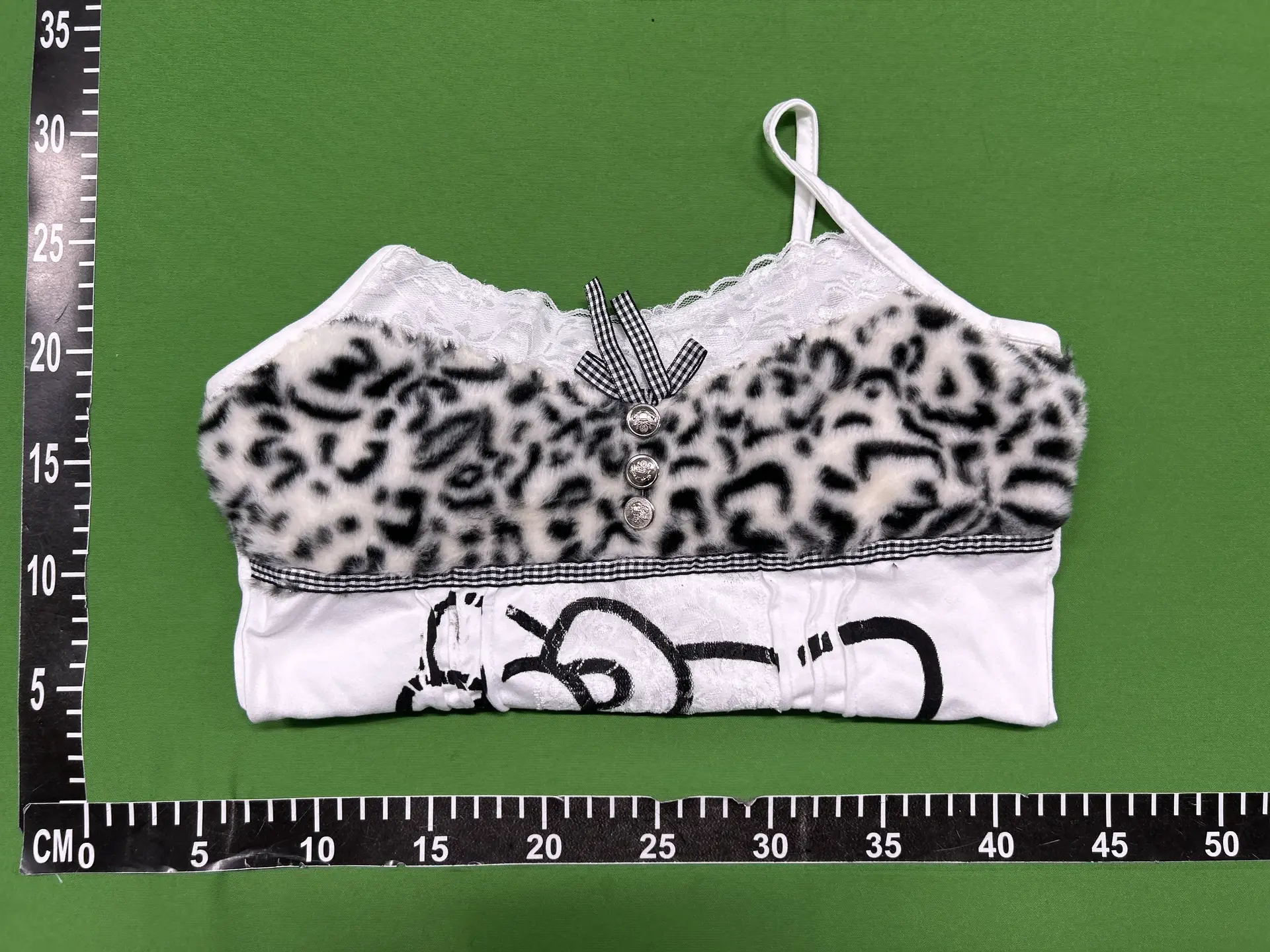 Vintage Y2K Spicy Girl Shibuya Camisole American-Style Kitten Print Patchwork Leopard Lace Slim-Fit Top Trendy