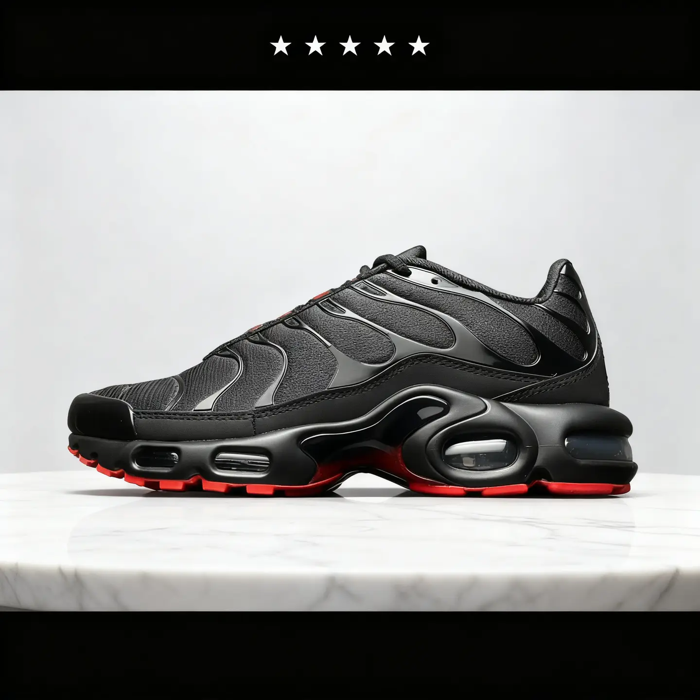 【Qujiu】Men's Shoes Retro Running Shoes Classic Air Cushion Shoes for Men and Women New Black and Red Comfortable Shock-Absorbing Sports Shoes