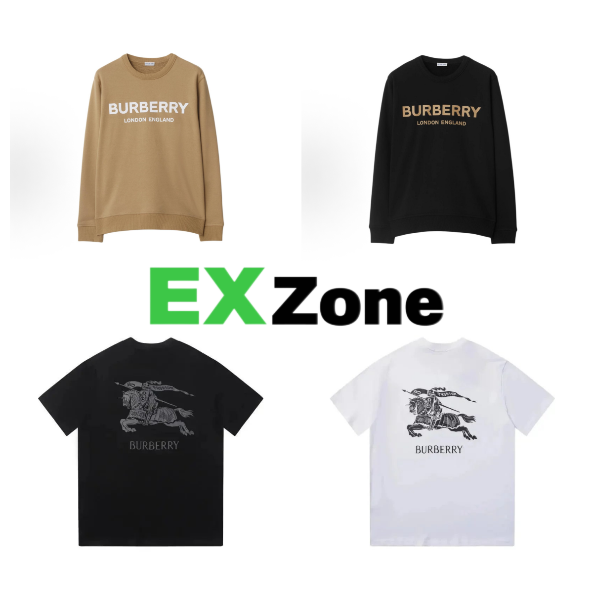 Burberry London England Sweatshirts and Knight Graphic T-shirts