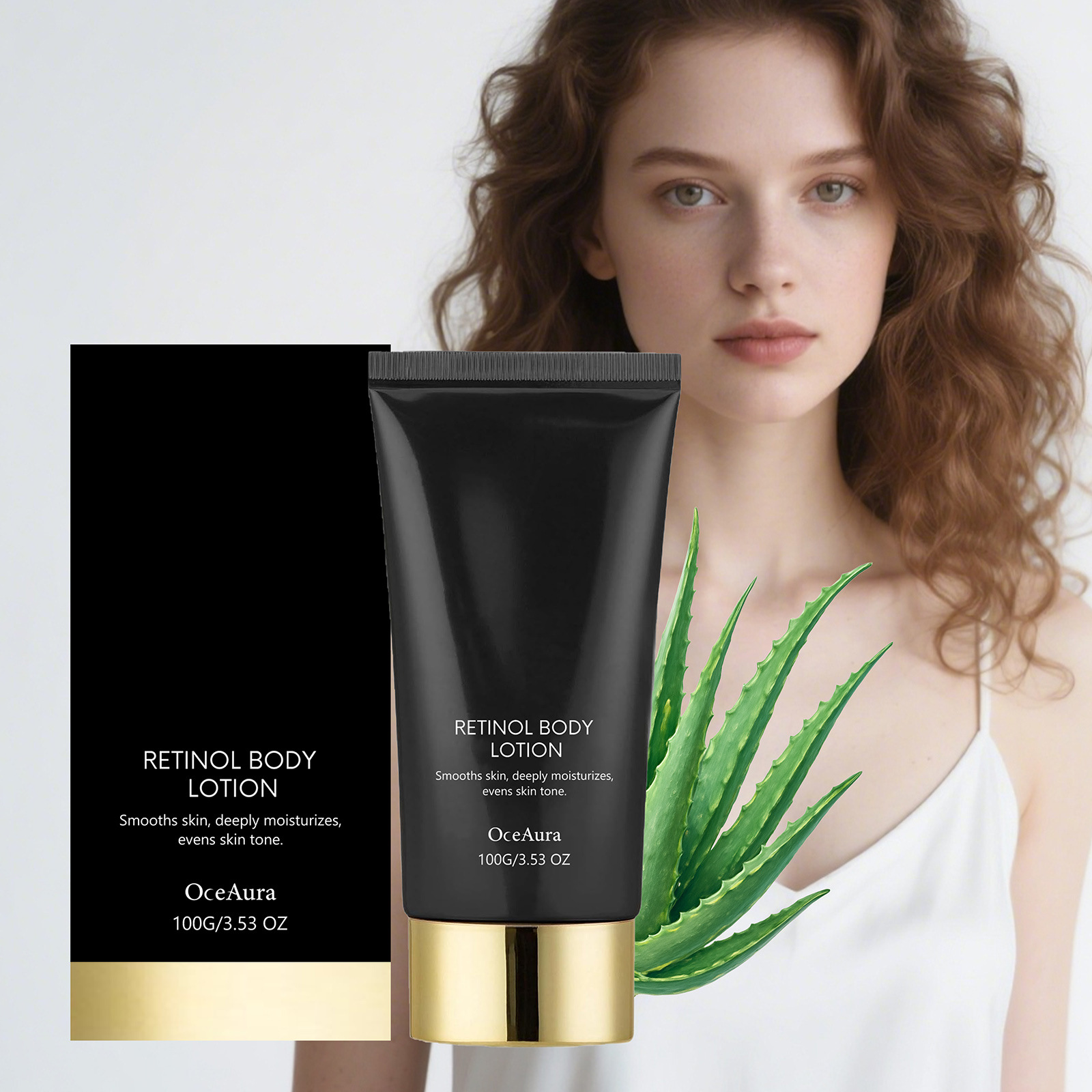 Oceaura Retinol Body Lotion Smooth, Gentle, Moisturizing, Refreshing and Hydrating Daily Care Lotion for Body Skin