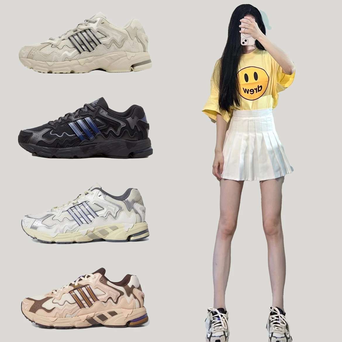 Bad Bunny x Adidas Originals Response CL坏痞兔 Adidas鞋子 阿迪达斯 跑鞋运动鞋男鞋子 阿迪 跑鞋子运动鞋夏季男鞋潮鞋休闲鞋男鞋子鞋女户外鞋男运动鞋女原单