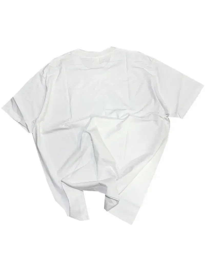 24Ss Records American Retro High Street Short-Sleeved T-Shirt American Trendy Ins Tops for Men and Women Patchwork Tee