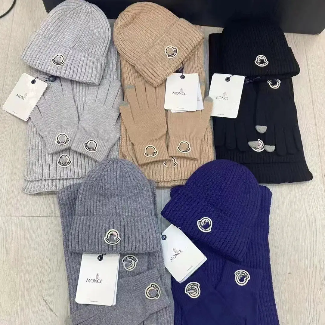 Moncler Hat Scarf and Gloves Sets