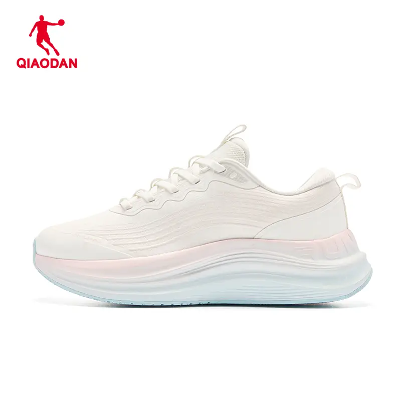 Jordan Thick Sole Shock Absorbing Running Shoes Women's 2025 Spring New arrival Leather Waterproof Sports Shoes White Light Casual Shoes