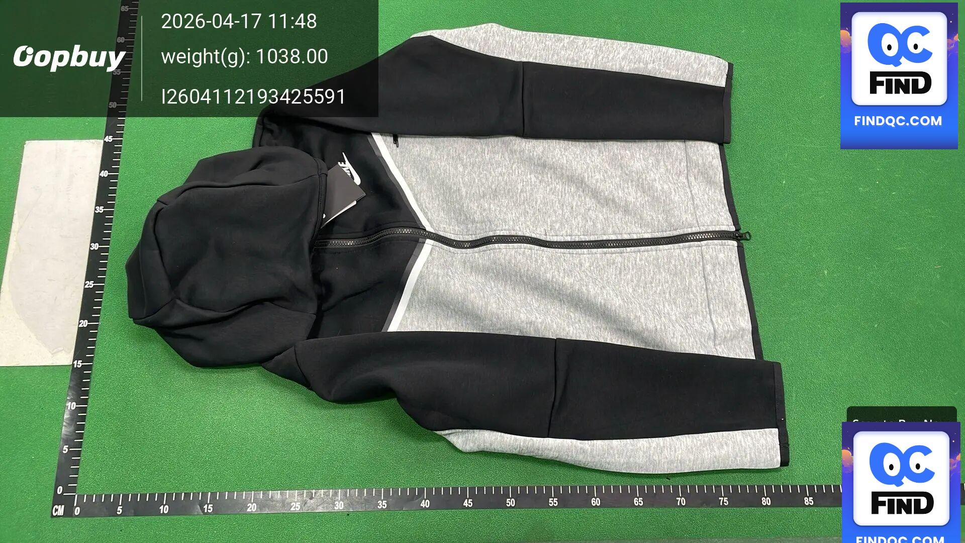 反光tech连帽拉链衫套装 — QC-foto 3