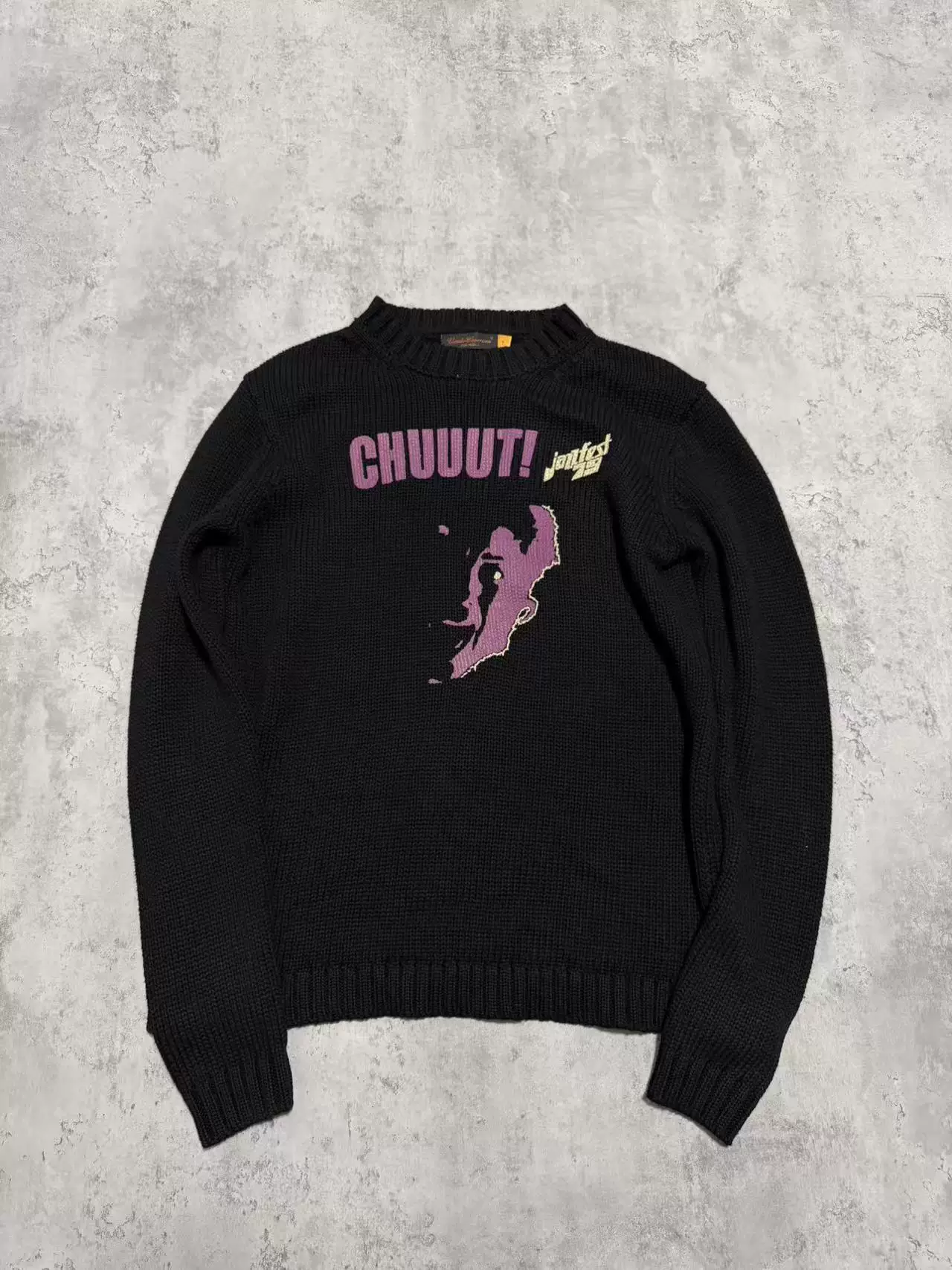 Exclusive in Stock! Undercover06Sst Vampire-Themed Chuuut Vampire Knitted Warm Sweater
