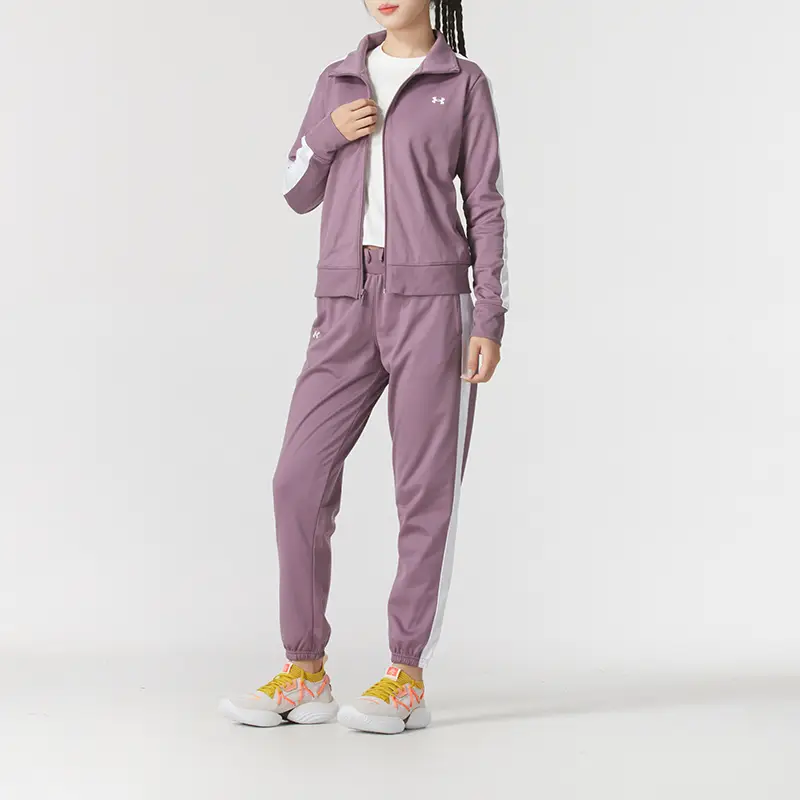 Under Armor Sports Suit Women Autum New arrival Knitting Sportswear Breathable Outwear Casual pants Sweatpants Two-piece set