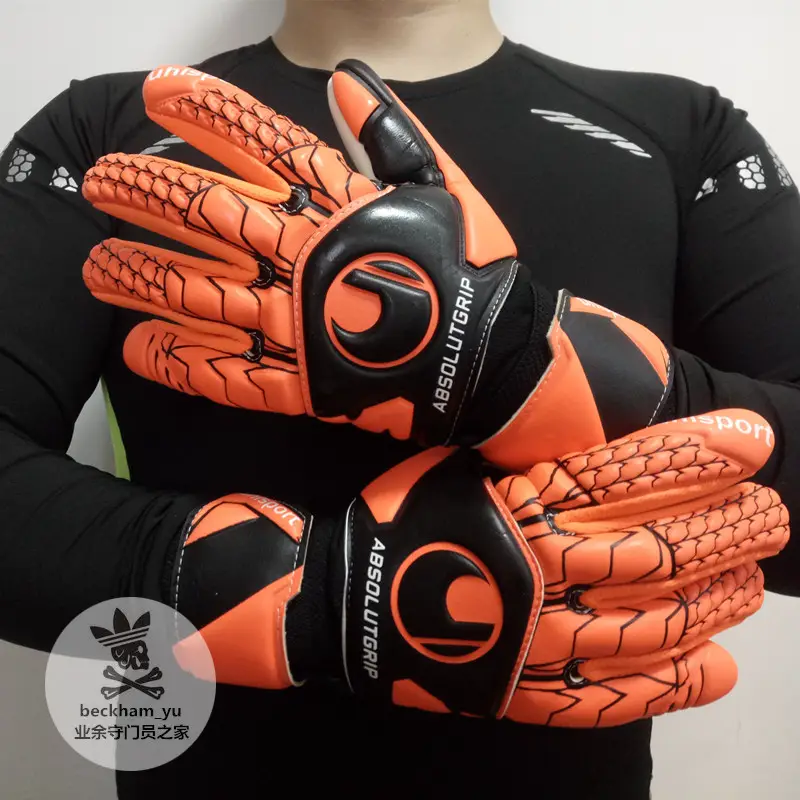 Destroyer 18 Goalkeeper Training Amateur Game Special Latex Football Grass thickened Non Slip Goalkeeper Gloves