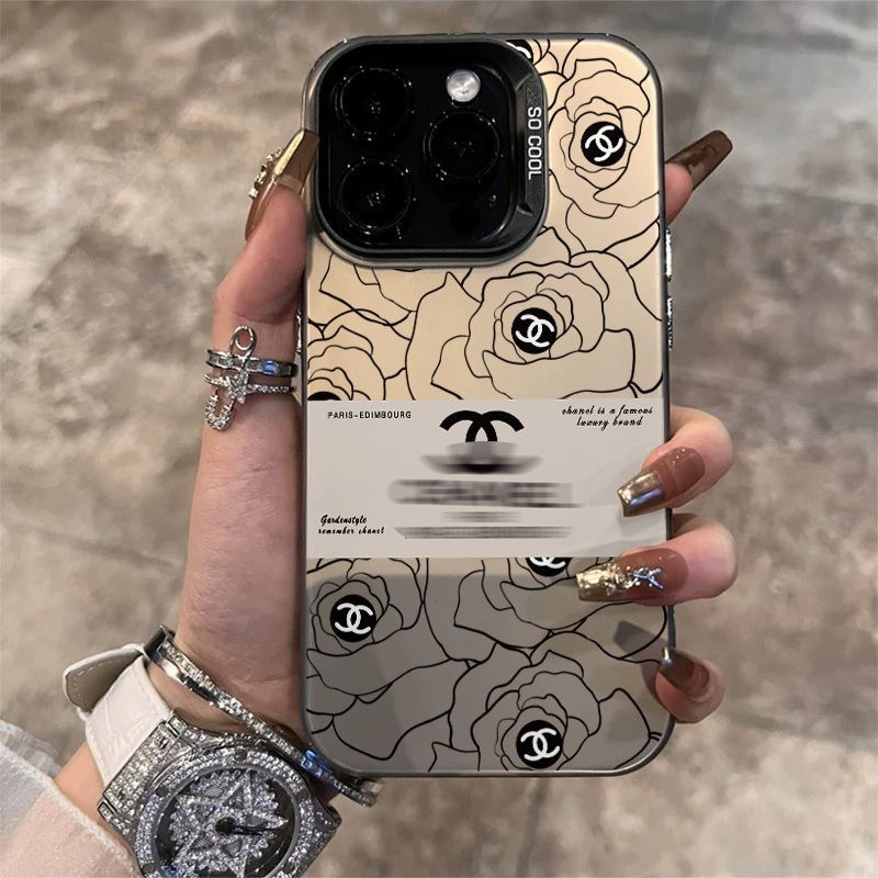 Big Style Camellia iPhone16Pro Phone Case 14/13 Laser Case 12 Apple 11XsMax Hard Pro