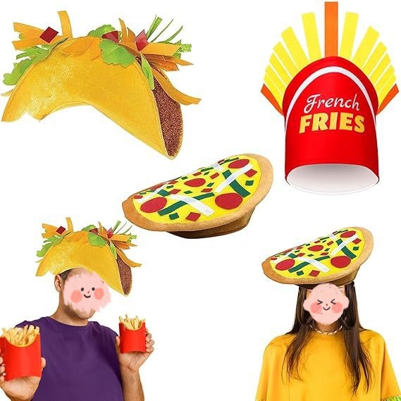 New Mexican Independence Day Carnival Party Children's Photo Props Hat Headwear Costume Taco Fries Hat