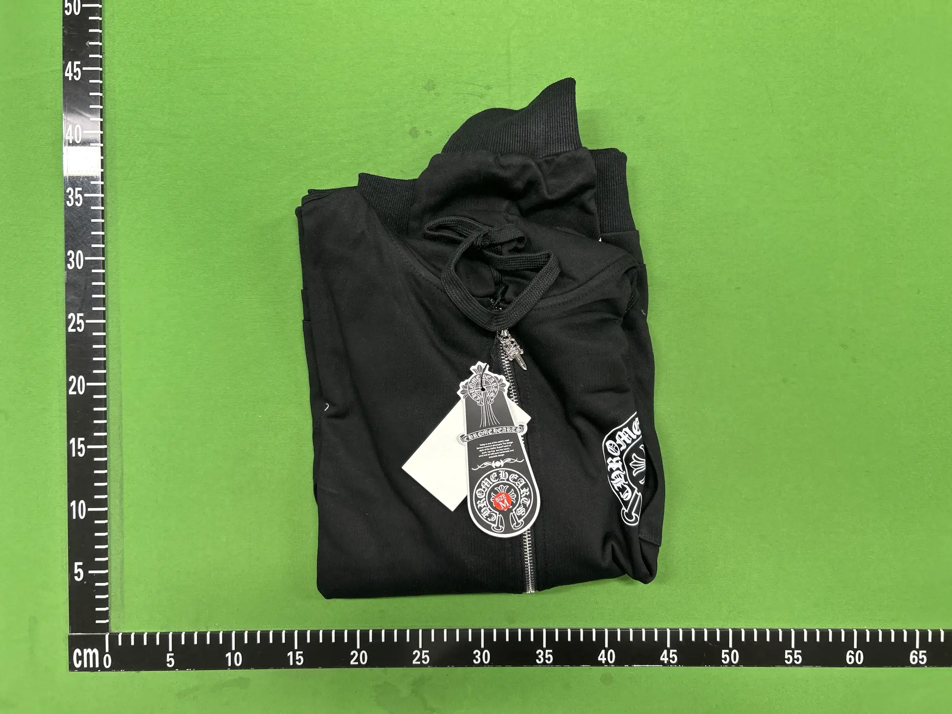 Chrome Hearts Black Zip-Up Hoodie