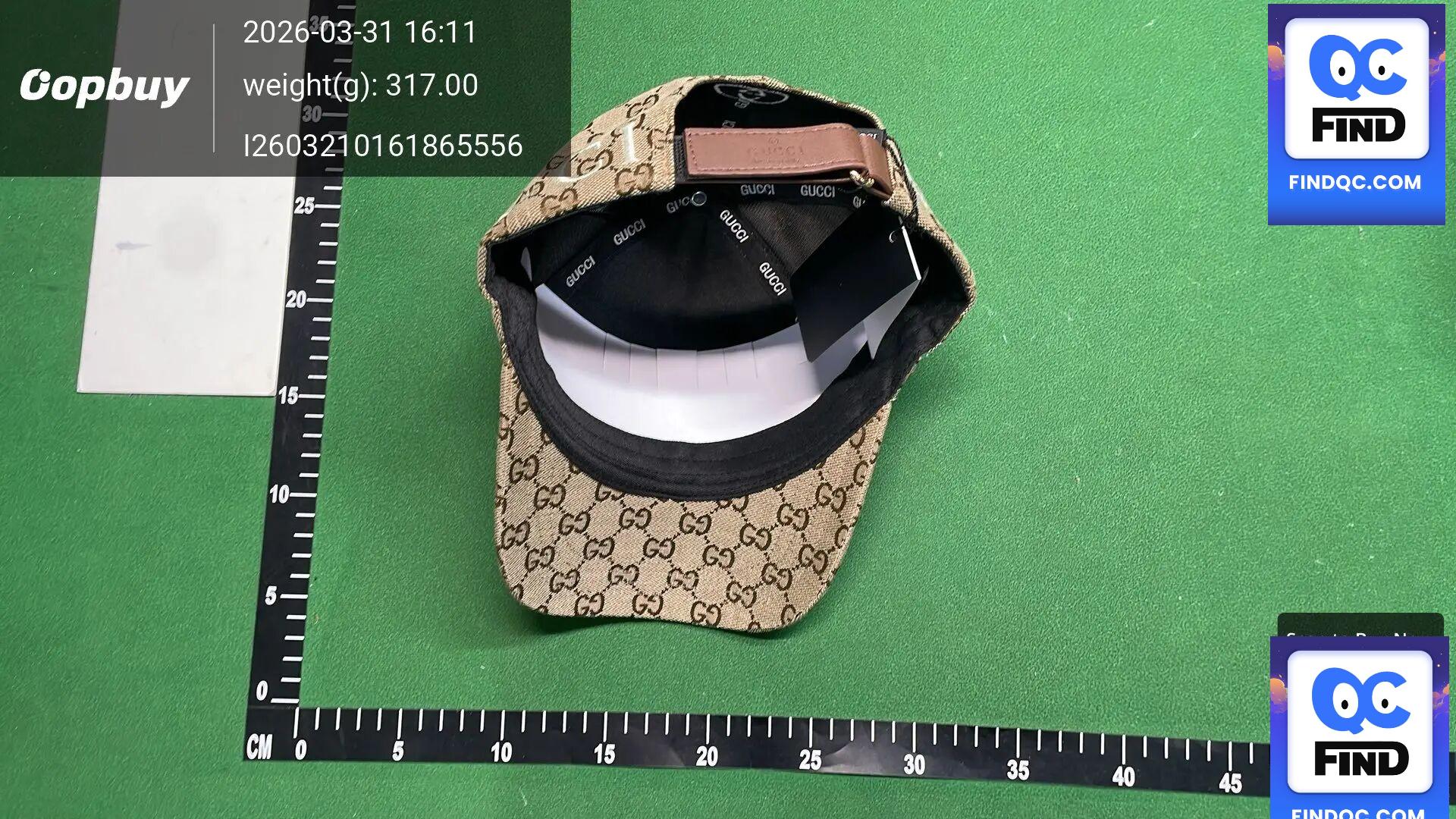 Gucci GG Canvas Baseball Cap Pink QC