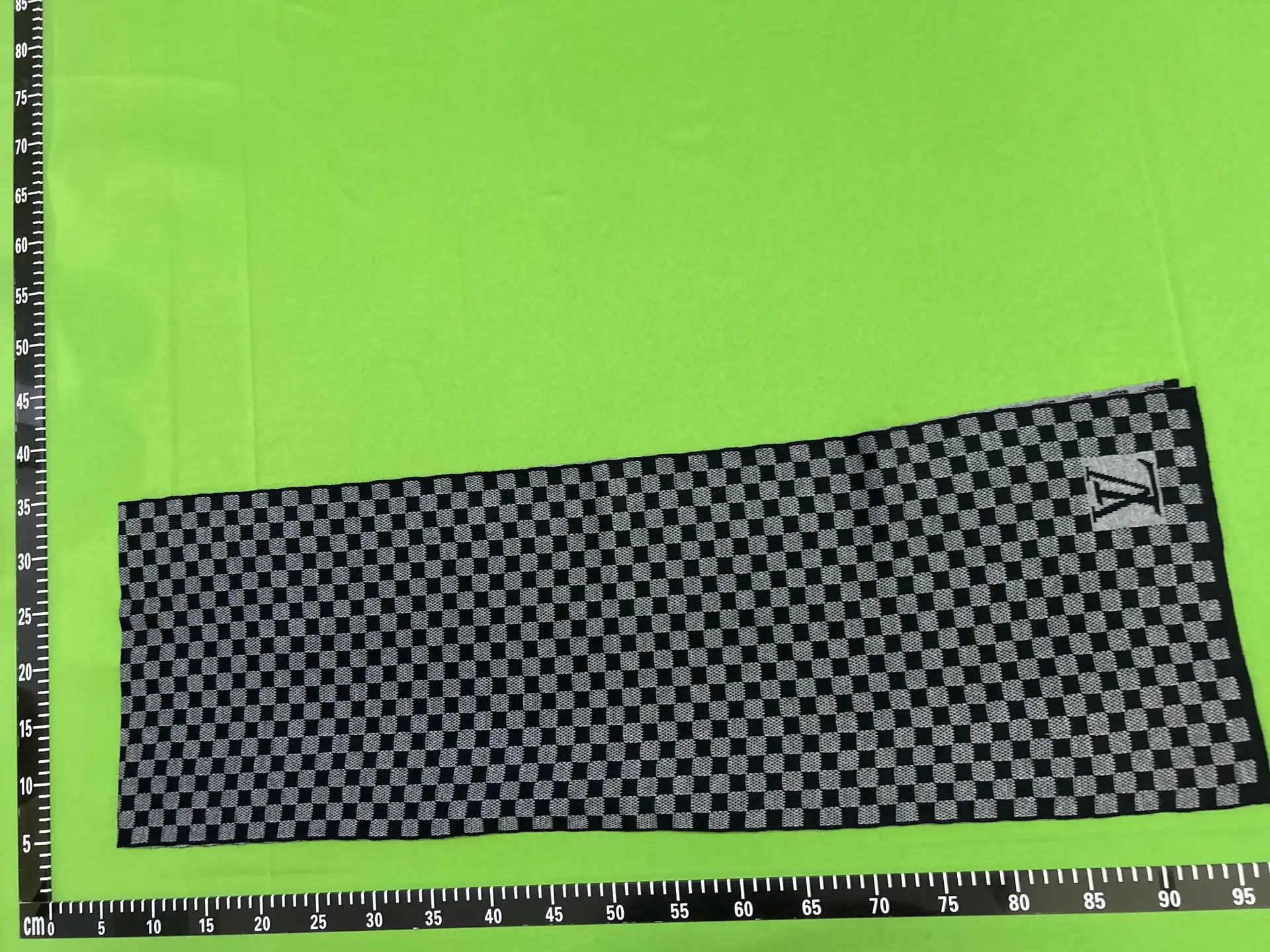 Louis Vuitton Damier Scarf Black Grey