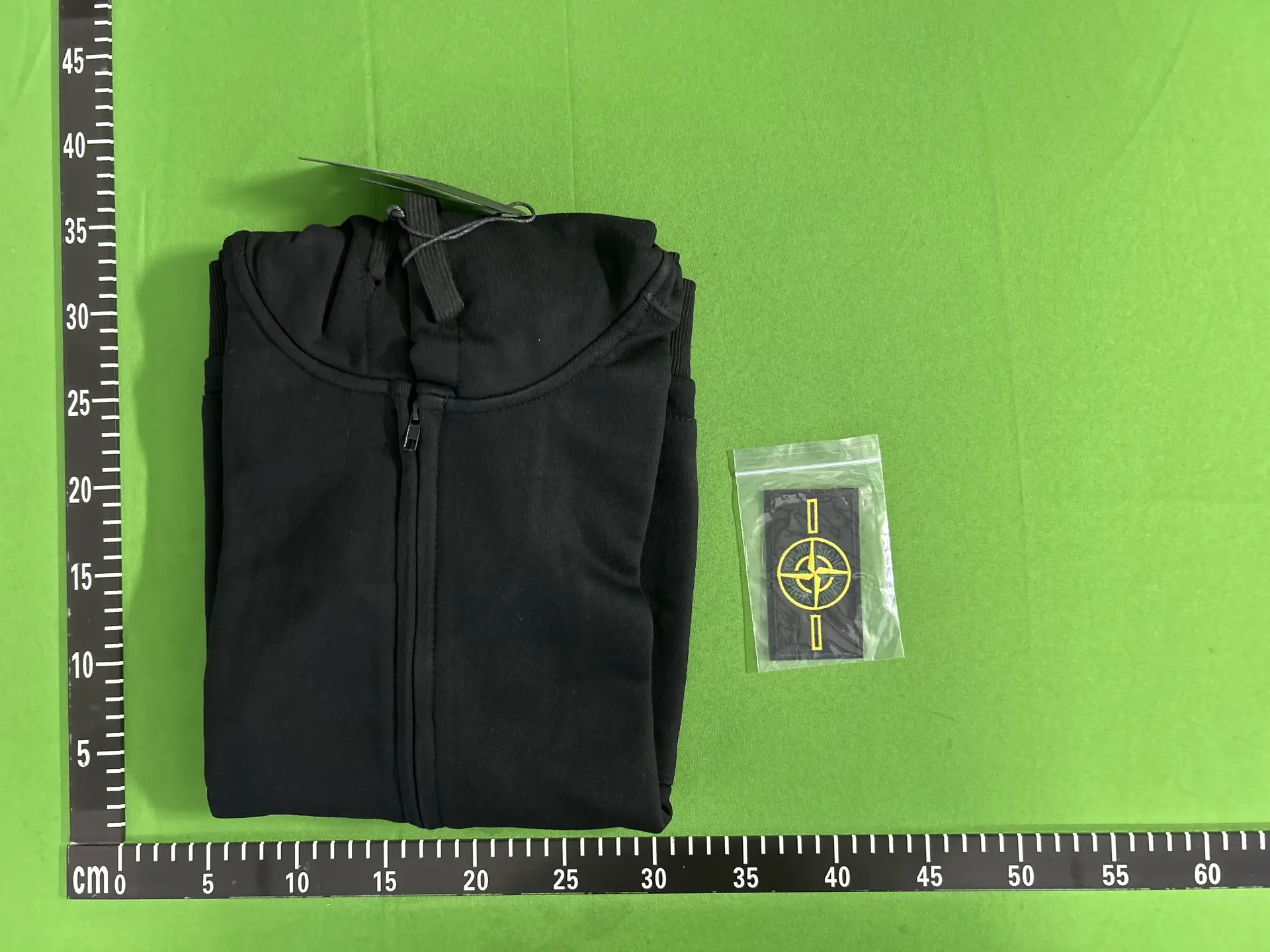 Stone Island Black Zip Hoodie