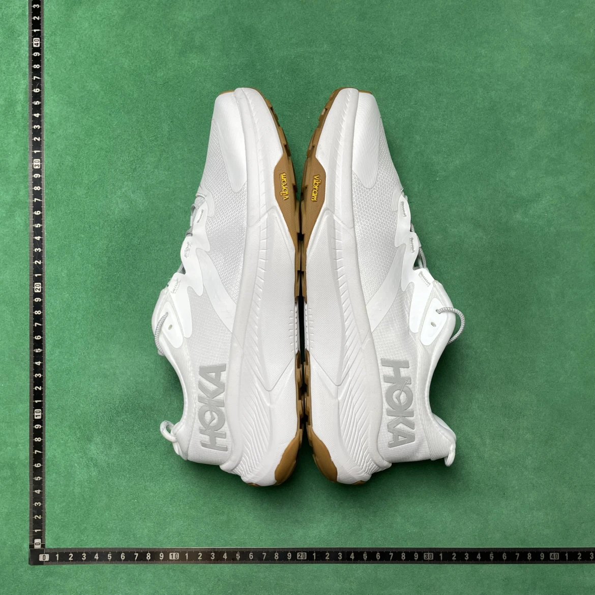 Hoka low-top hiking shoes with Vibram soles