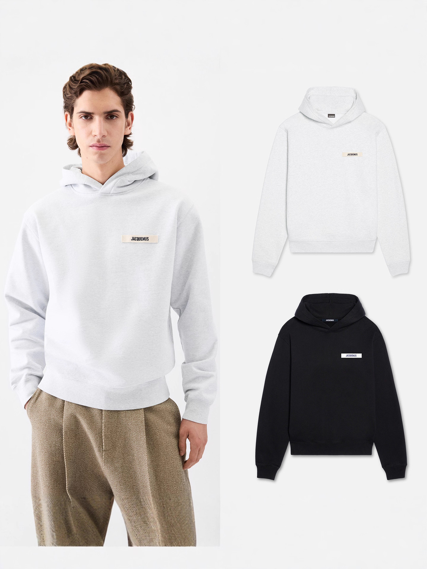 25Ss Foreign Trade Popular Jac American Hooded Sweatshirt Classic Chest Label Autumn and Winter Loose Letters Same Style for Men and Women QC-foto från 1688 på Qualit.ly
