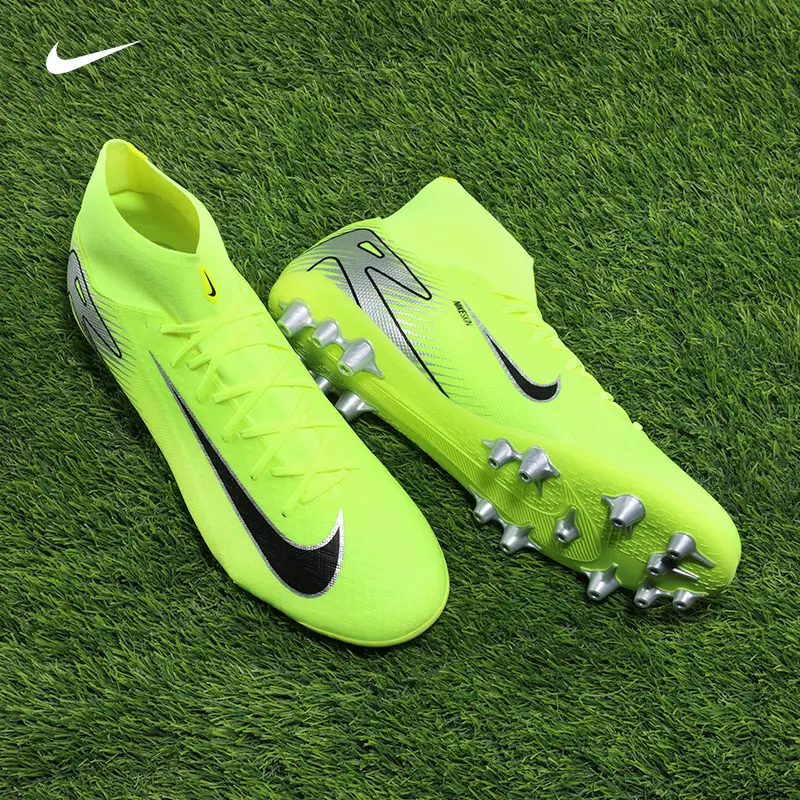 Nike Football Shoes Men's Mbappe Same Style Superfly 10 Academy Ag Gel Short Nails Game Training