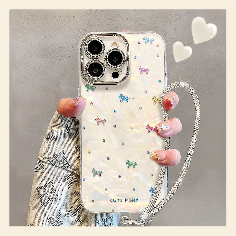 Colorful Puppy Chain Suitable for Apple 17 Pro Max Phone Case iPhone 16 Series Mate 80 Premium Feel 15