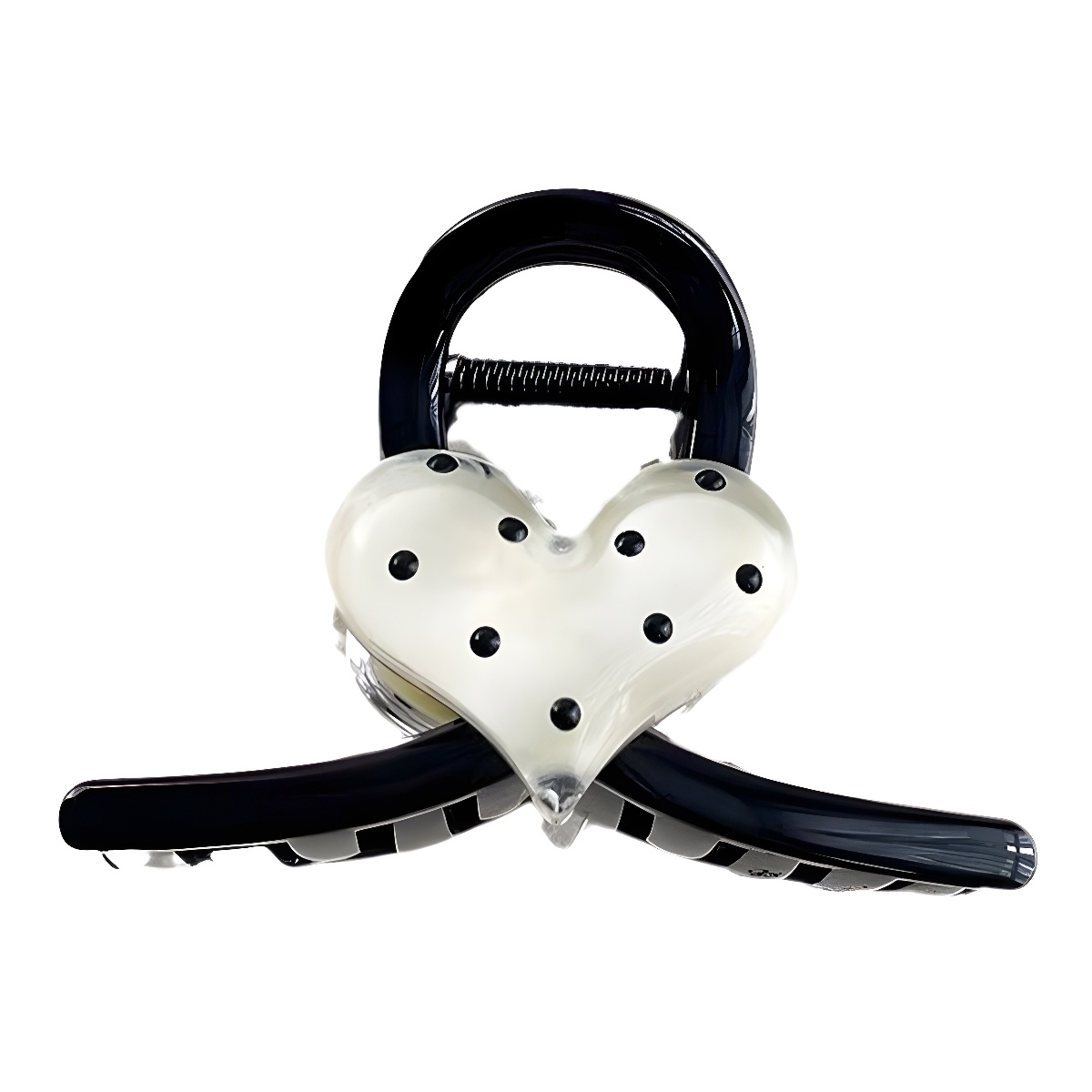 Korean Style Cute Polka Dot small size Love Grab Clip Simple Hair Grab Shark Clip Advanced Sense Back Head Hairpin Hairpin Hair
