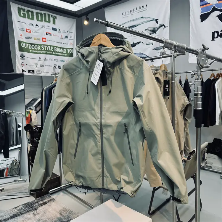 Niao BT Ping Dai! Underarm zipper full body compression adhesive unisex outdoor windproof and waterproof hard shell assault jacket