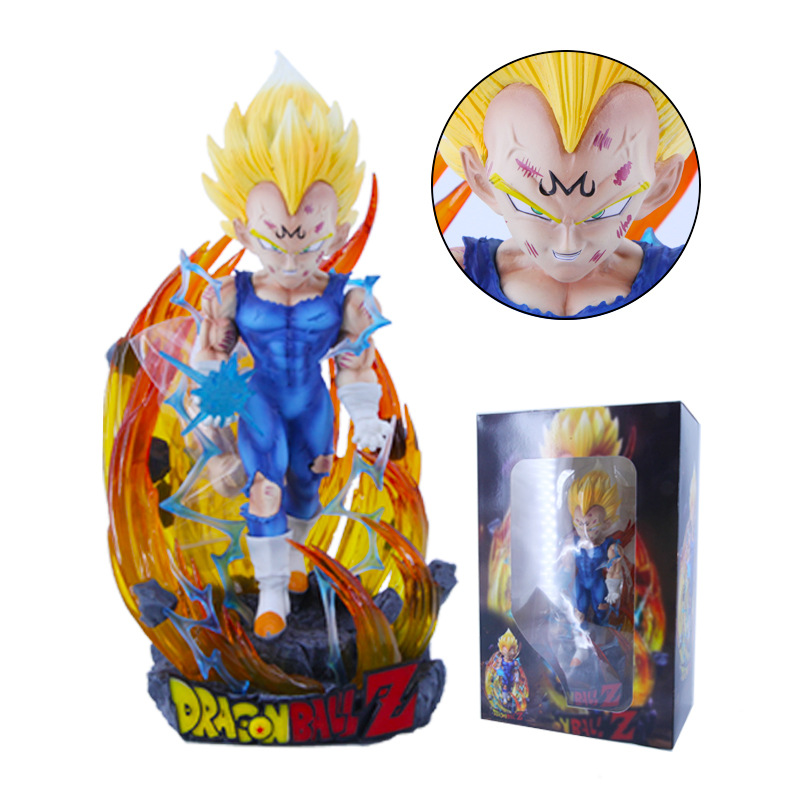 Anime Dragon Ball GK warrior sixth bullet Magic Man scene Vegeta hand office double arm replacement decoration doll