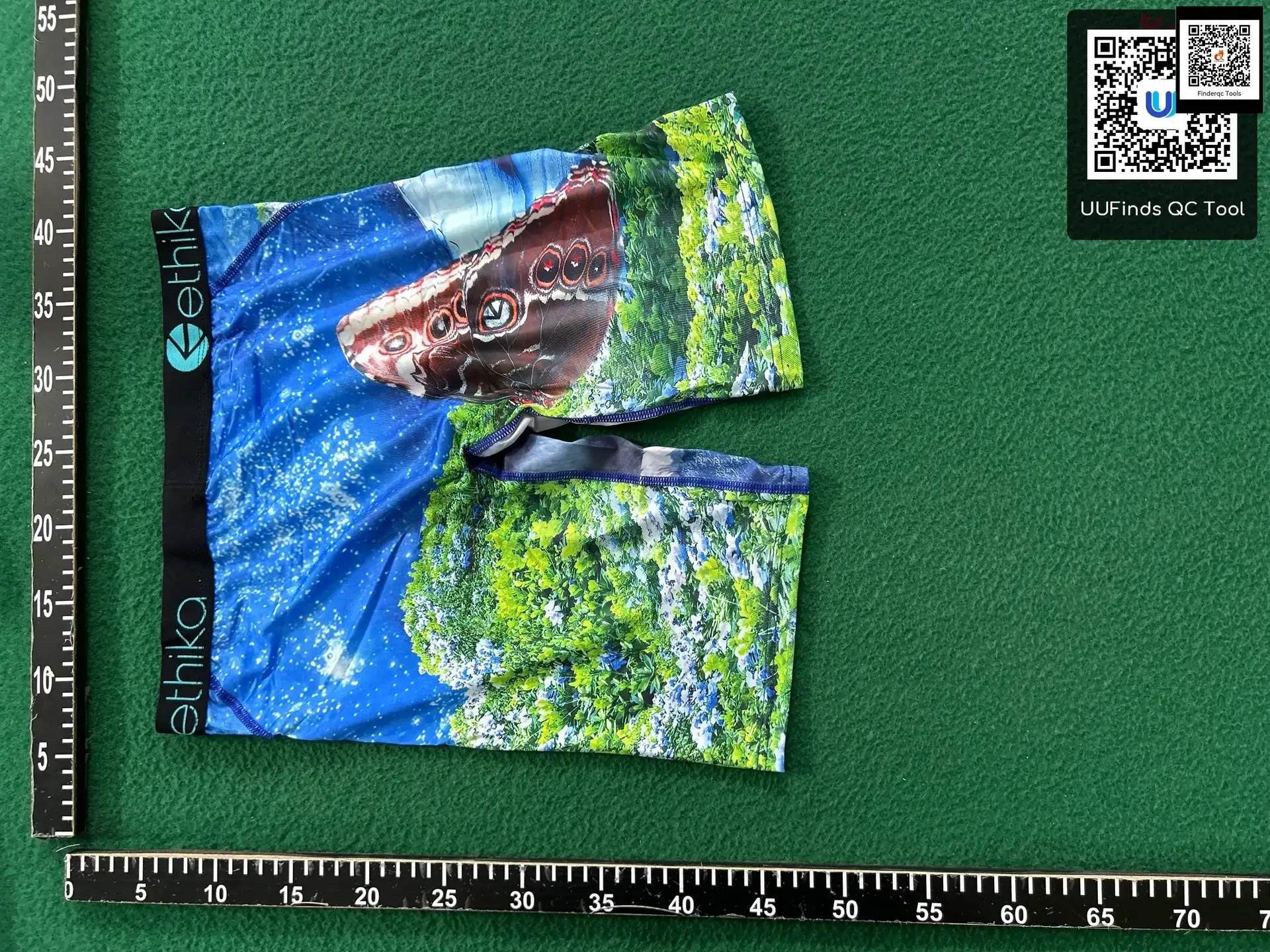 Ethika men's boxer briefs butterfly print
