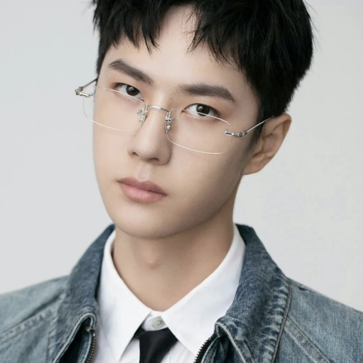 Crow Shenzhen Pure Titanium Frame Wyb8808W High-End Rimless Eyeglass Frame for Women Wholesale 16096