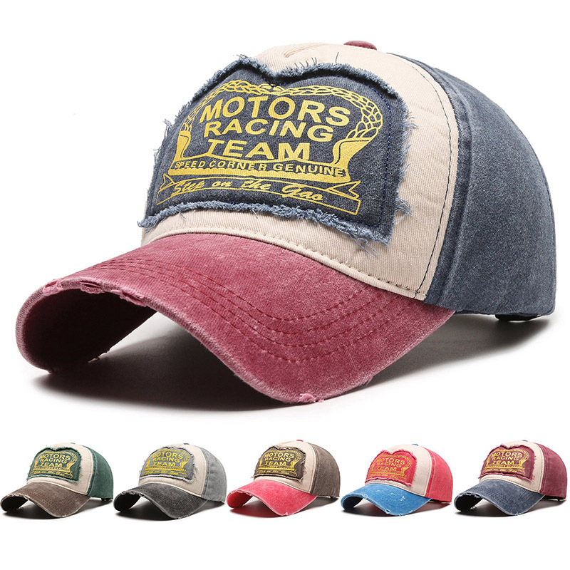 Cross-border Hot-selling Spring and Autumn Casual Sun Hat Men's Denim Baseball Hat Trendy Women's American-style Washed Dressed Cap Trendy
