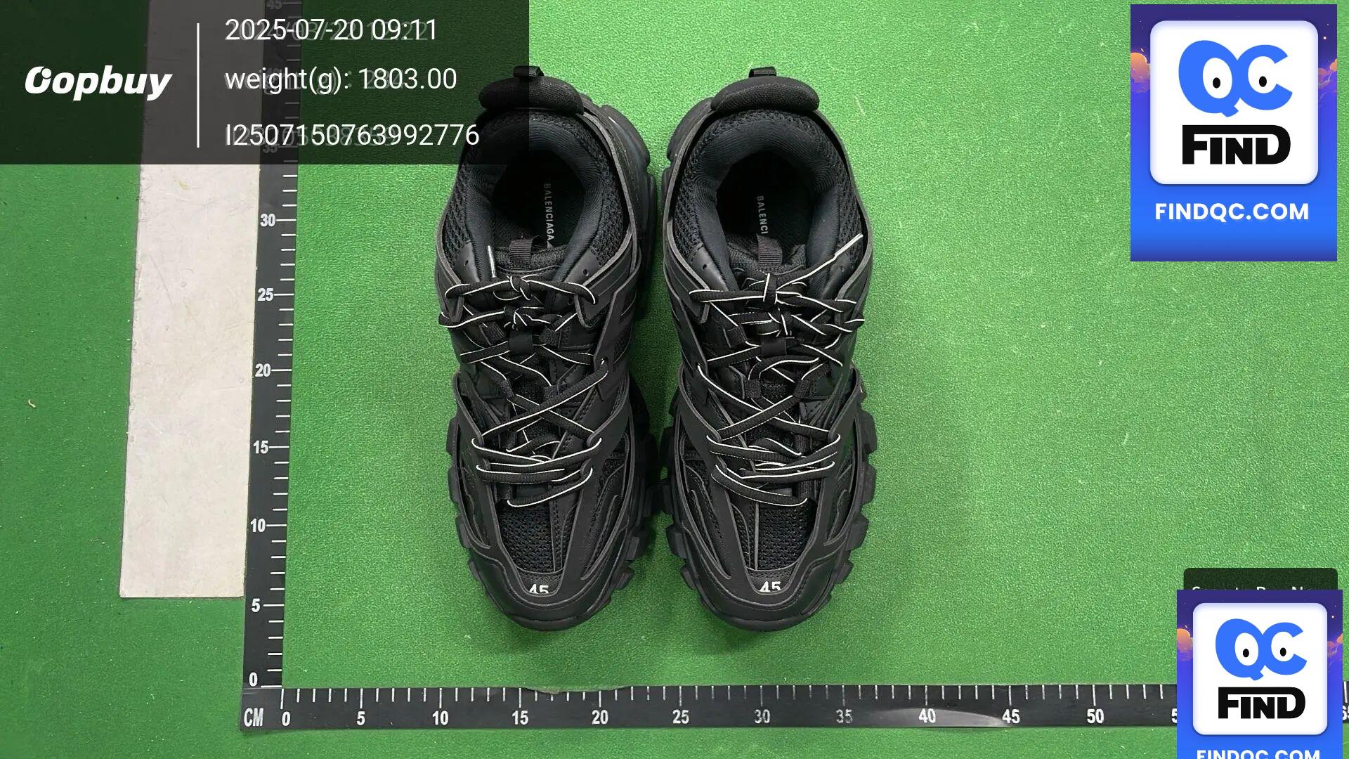 Balenciaga Track 3.0 Black Sneakers QC