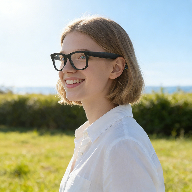 Cross-Border E02C/E03C Smart Glasses with Bluetooth Calling, Music Listening, Ai Translation, 800W Photography, and Electrochromic Sunglasses