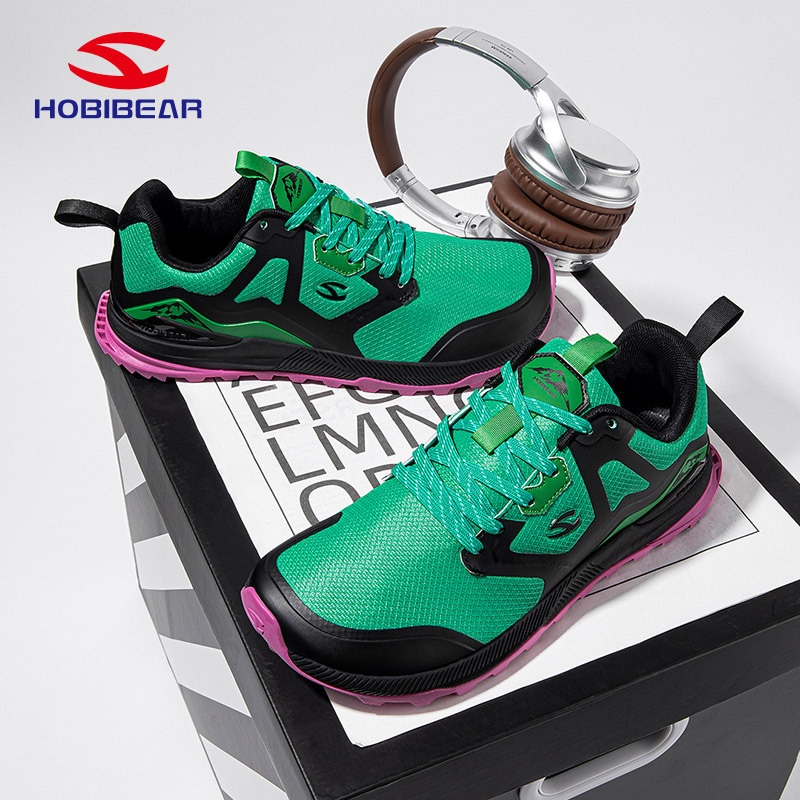 Hobibear Men's Shoes Spring & Fall Retro Thick-Soled Sports Shoes Grippy Men's Running Shoes Casual Shoes Factory Direct Sales