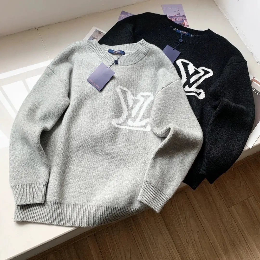 提花大logo套头毛衣023-CY