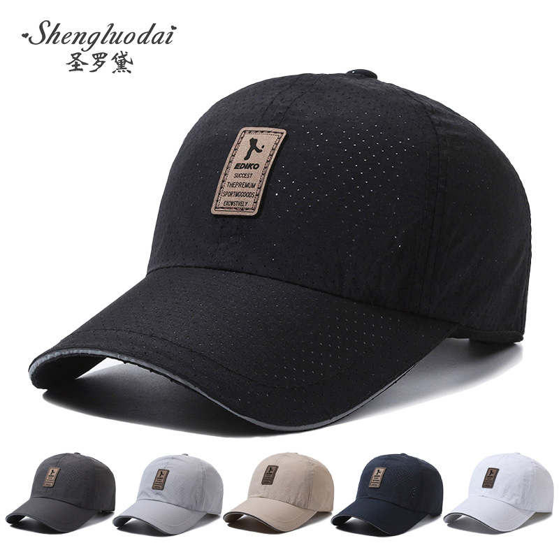 Baseball Cap Quick-drying Spring and Summer Thin Mesh Cap Men's Outdoor Sports Sunshade Cap Korean Style Breathable Fashion Hat for Women
