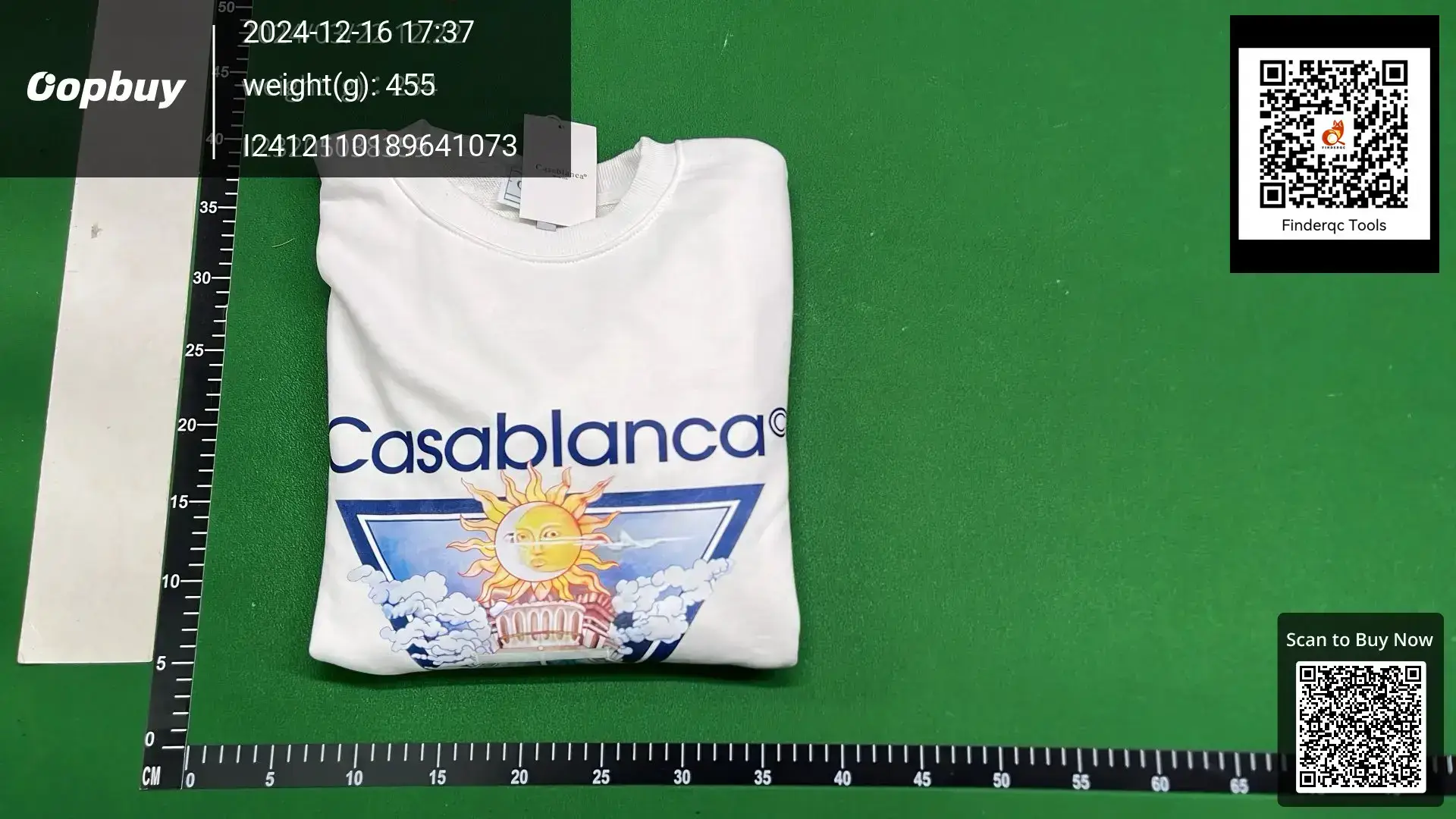 Foreign Trade Trendy Brand Casablanca Casa Classical Printed Heavy Cotton Long Sleeve Base Shirt for Men and Women Couple T-Shirt