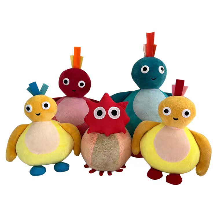 New Baby's Animation Twirlwoos Fun Knowledge Bird Stuffed Toy Children's Gift Cartoon Doll