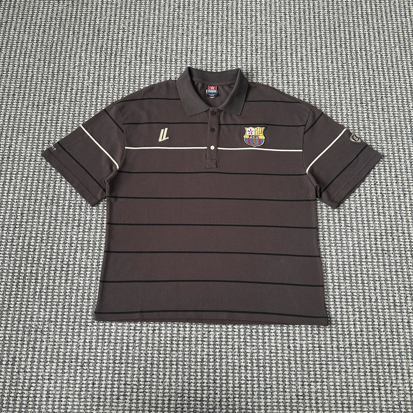 TL-Brown Striped Short Sleeves Foto QC de WEIDIAN na Qualit.ly