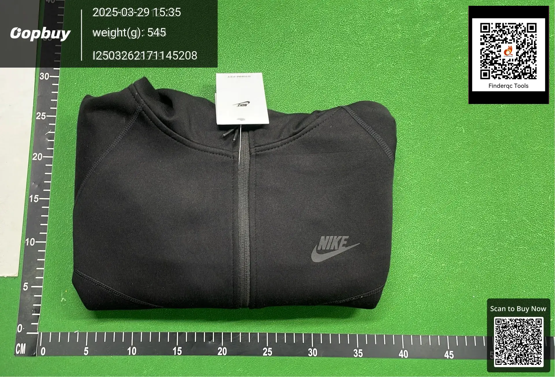 Nike Tech Fleece Full Zip Hoodie Black