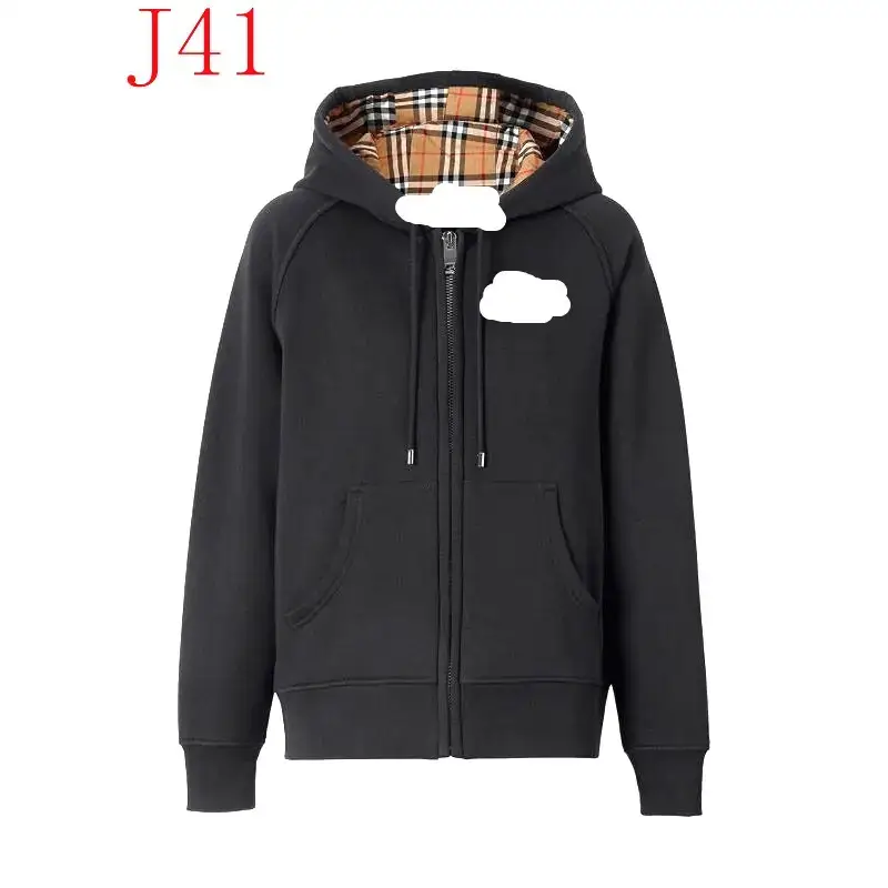 Cross-Border High-Quality Casual Style Hooded Unisex Sweatshirt Women's Jacket Full Zip Logo