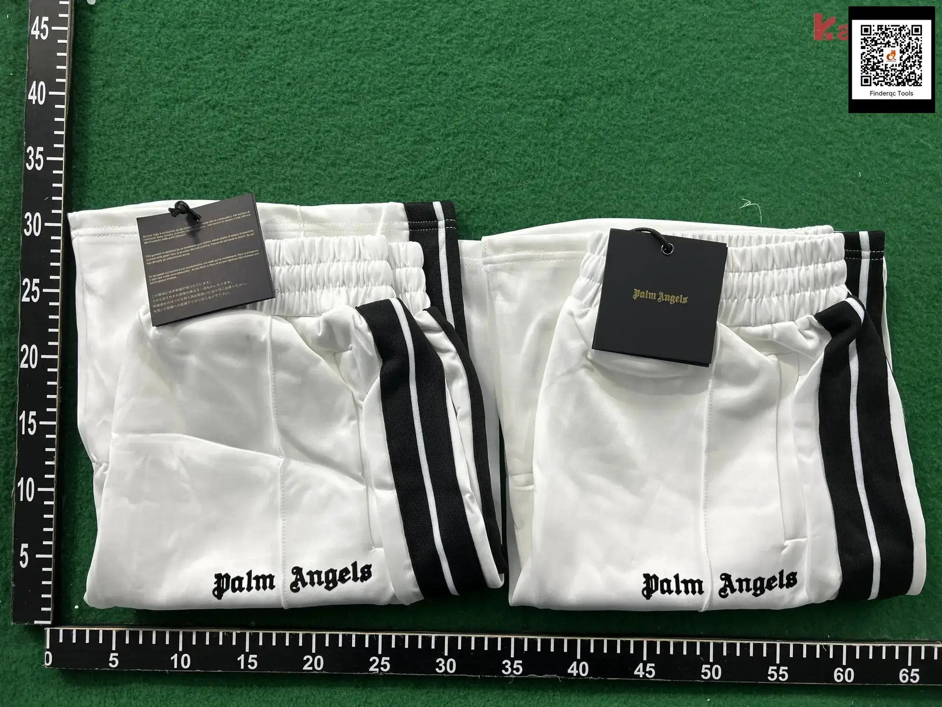 Palm Angels track pants white