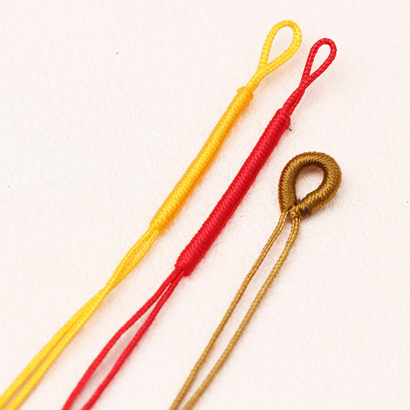 DIY Jewelry Accessories Chinese Knot Coil Machine Pull Ring Necklace Making Tassel Hanging Ring Lanyard Pull Ring National Style