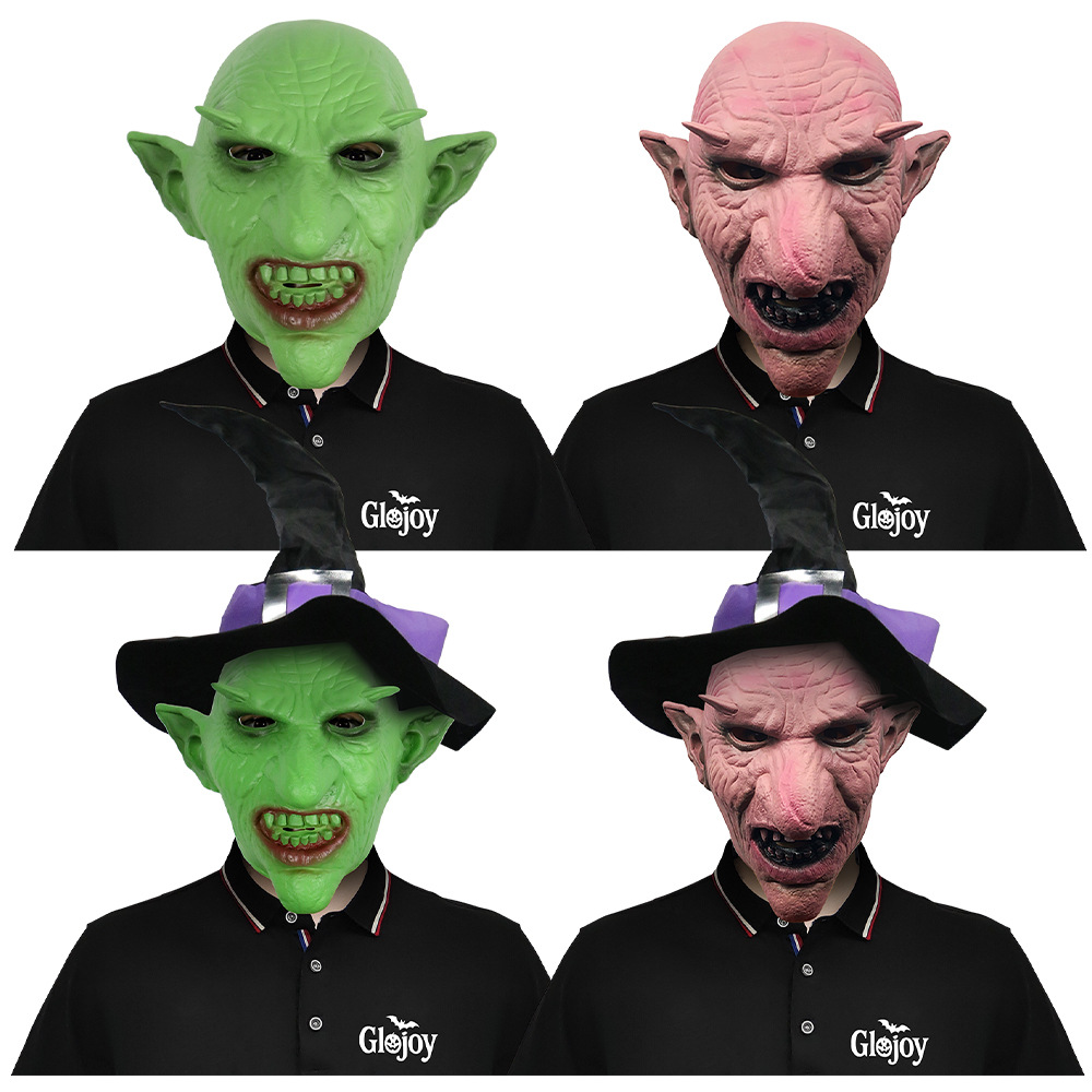 Killer Goblin Horror Ghost Face Mask Masquerade Cross-Border Live Broadcast Mask Halloween Party Prank Props