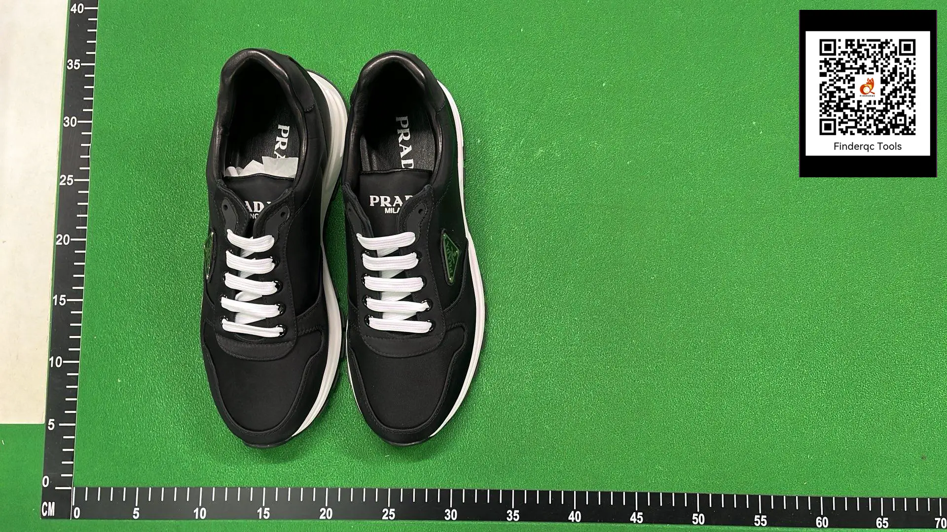 Prada Men's Black Nylon Sneakers