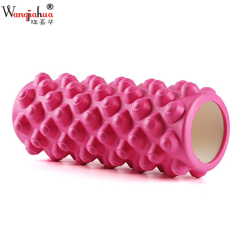 Polka Dot hollow tooth stick fitness foam shaft muscle relaxation yoga column Pilates fascia stick EVA yoga column