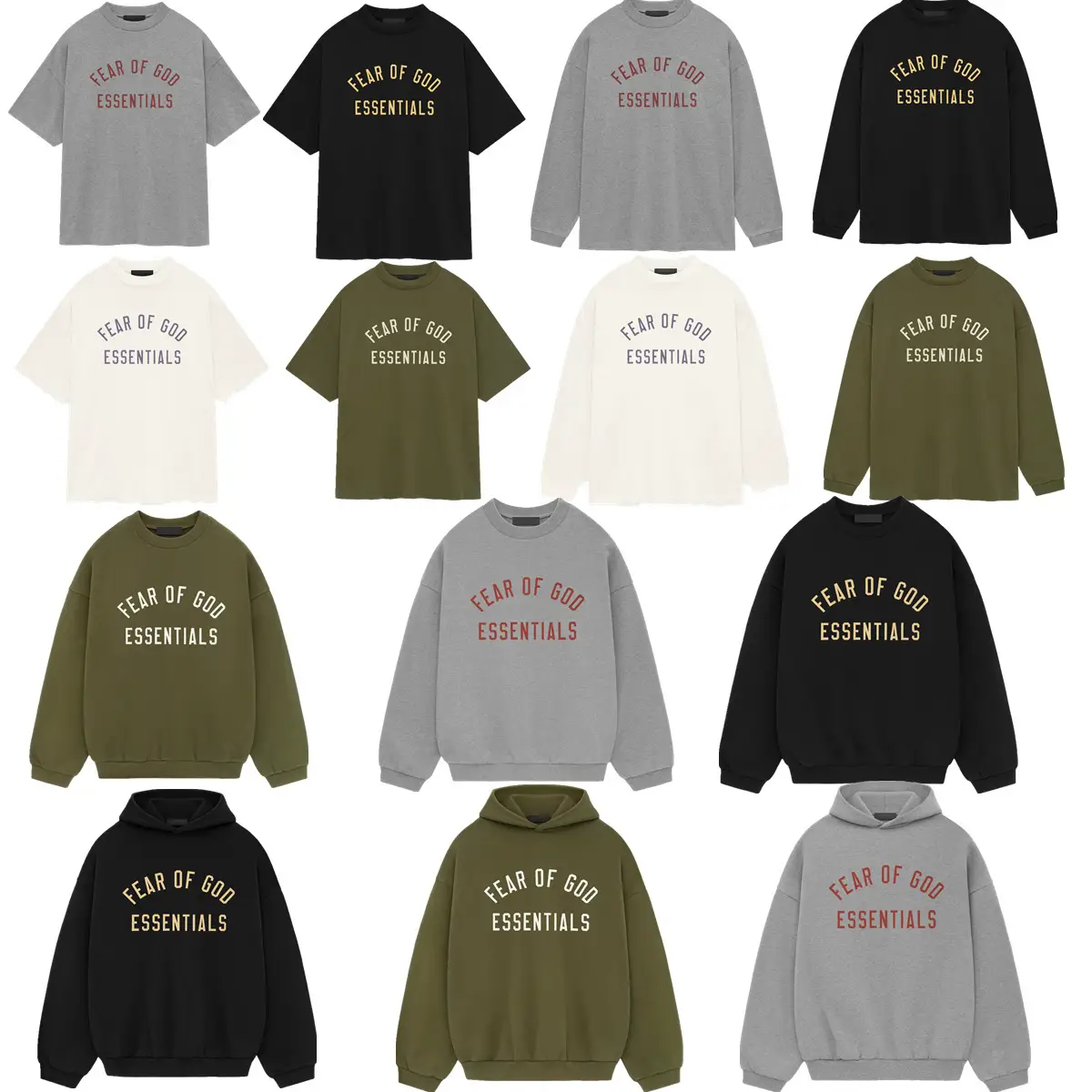 25 New Autumn Fog Icon Trendy Brand Fleece-Lined Double-Row Letter Print Crewneck Sweatshirt Casual Unisex Hoodie